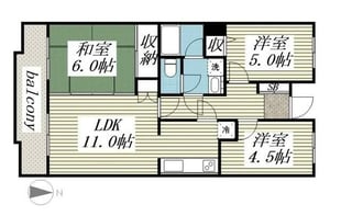 ガーデンフォレスト柏の葉キャンパスの物件間取画像